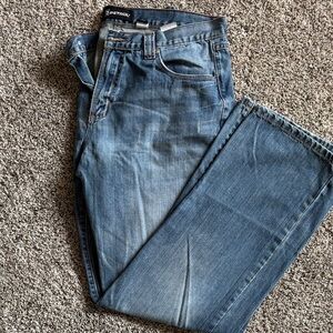 Men's Straight Fit Blue Jeans